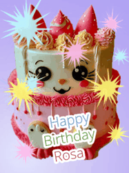 Happy Birthday Rosa GIF