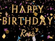 Happy Birthday Rosa GIF