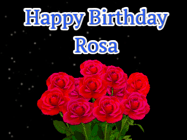 Happy Birthday Rosa GIF