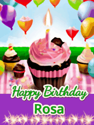 Happy Birthday Rosa GIF