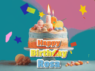 Happy Birthday Rosa GIF