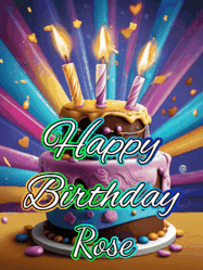 Happy Birthday Rose GIF
