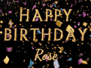 Happy Birthday Rose GIF