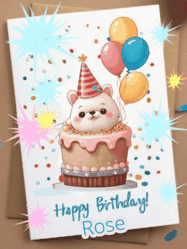 Happy Birthday Rose GIF