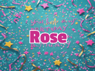 Happy Birthday Rose GIF