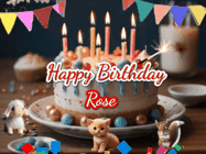 Happy Birthday Rose GIF