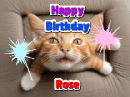 Happy Birthday Rose GIF
