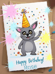 Happy Birthday Rose GIF