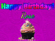 Happy Birthday Rose GIF