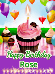 Happy Birthday Rose GIF