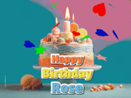 Happy Birthday Rose GIF
