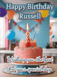 Happy Birthday Russell GIF