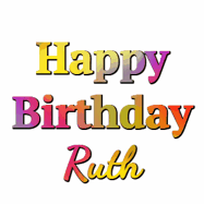Happy Birthday Ruth GIF