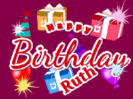 Happy Birthday Ruth GIF
