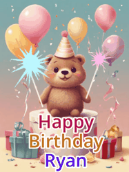 Happy Birthday Ryan GIF