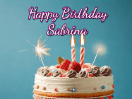 Happy Birthday Sabrina GIF