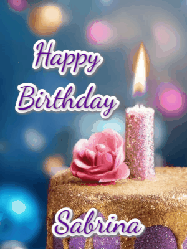 Happy Birthday Sabrina GIF
