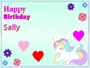 Happy Birthday Sally GIF