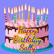 Happy Birthday Sally GIF