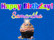 Happy Birthday Samantha GIF
