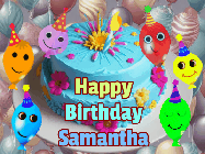 Happy Birthday Samantha GIF