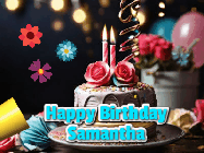 Happy Birthday Samantha GIF