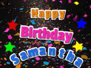 Happy Birthday Samantha GIF