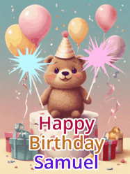 Happy Birthday Samuel GIF