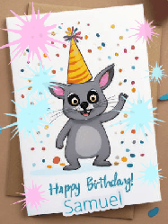 Happy Birthday Samuel GIF