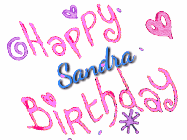 Happy Birthday Sandra GIF