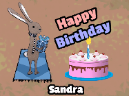 Happy Birthday Sandra GIF