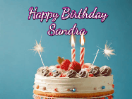 Happy Birthday Sandra GIF