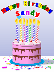 Happy Birthday Sandy GIF