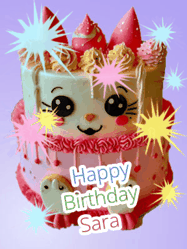 Happy Birthday Sara GIF
