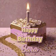 Happy Birthday Sara GIF