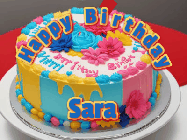 Happy Birthday Sara GIF