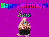 Happy Birthday Sara GIF