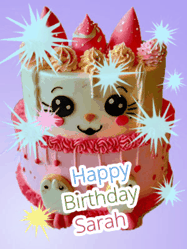Happy Birthday Sarah GIF