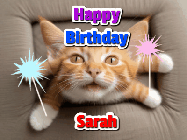 Happy Birthday Sarah GIF