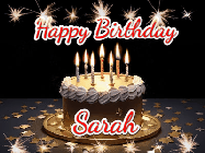 Happy Birthday Sarah GIF