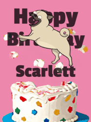 Happy Birthday Scarlett GIF