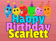 Happy Birthday Scarlett GIF