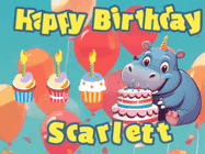 Happy Birthday Scarlett GIF