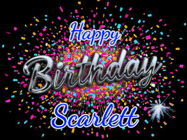 Happy Birthday Scarlett GIF