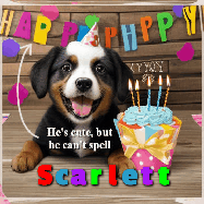 Happy Birthday Scarlett GIF