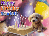 Happy Birthday Scarlett GIF