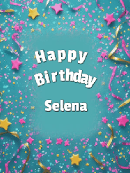 Happy Birthday Selena GIF