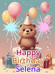 Happy Birthday Selena GIF