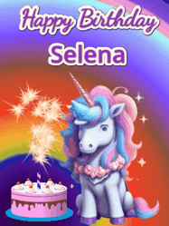 Happy Birthday Selena GIF