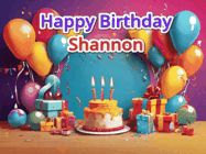 Happy Birthday Shannon GIF